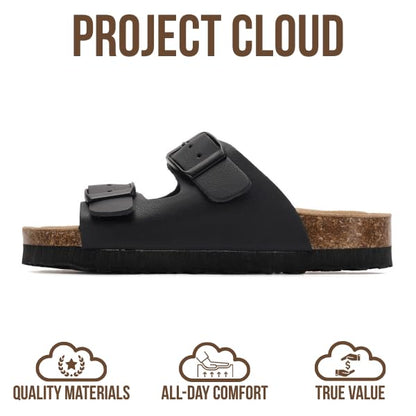 Kids Leather Sandals – Lightweight Non-Slip Water-Resistant