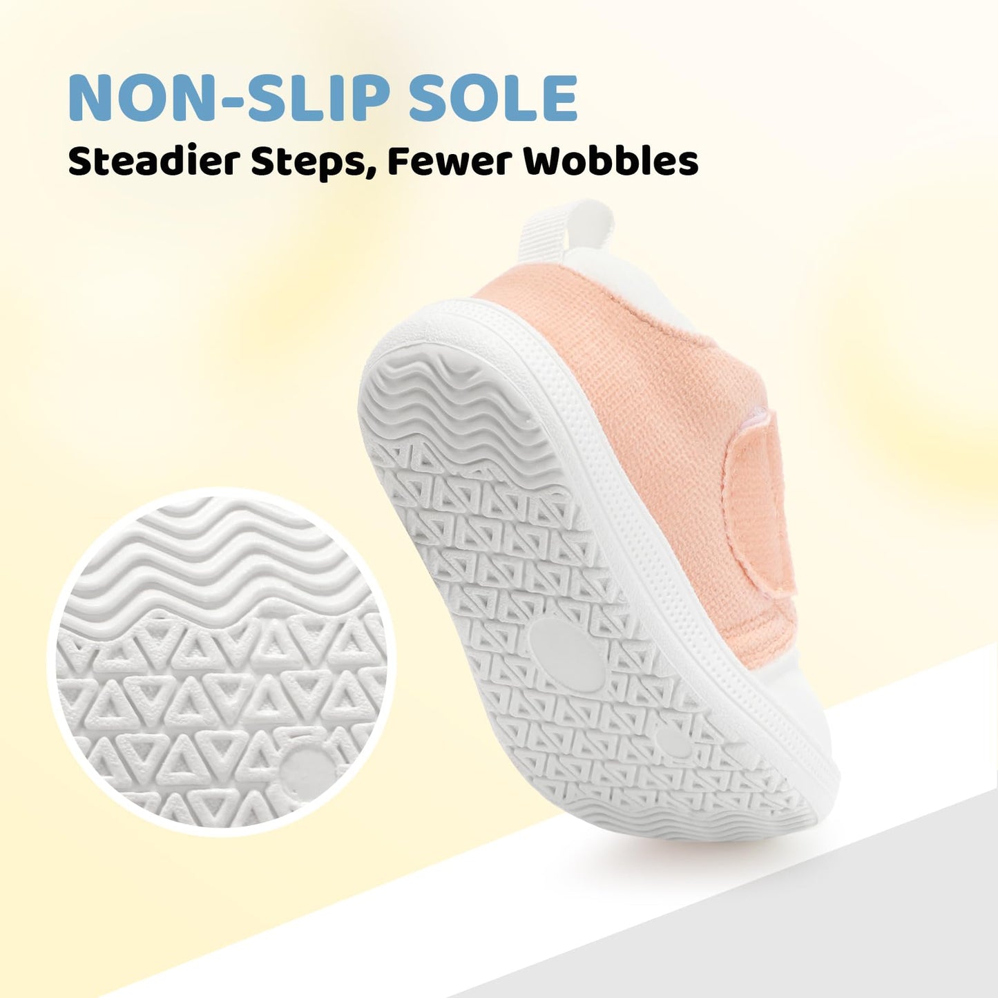 Baby First Walking Shoes – Lightweight Breathable Non-Slip