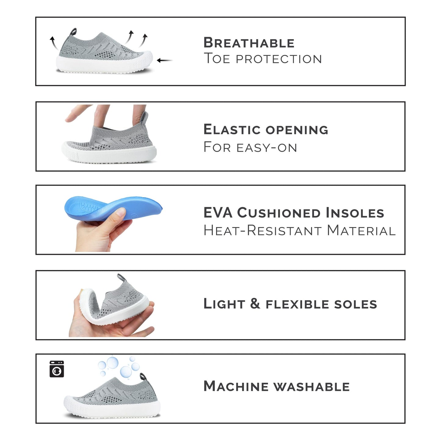 Baby & Toddler Knit Sneakers – Breathable Lightweight