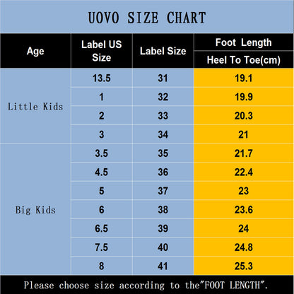 UOVO Boys School Uniform Dress Shoe(Little Kid/Big Kid)