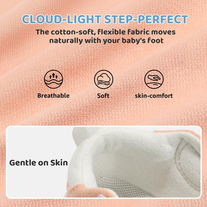 Baby First Walking Shoes – Lightweight Breathable Non-Slip