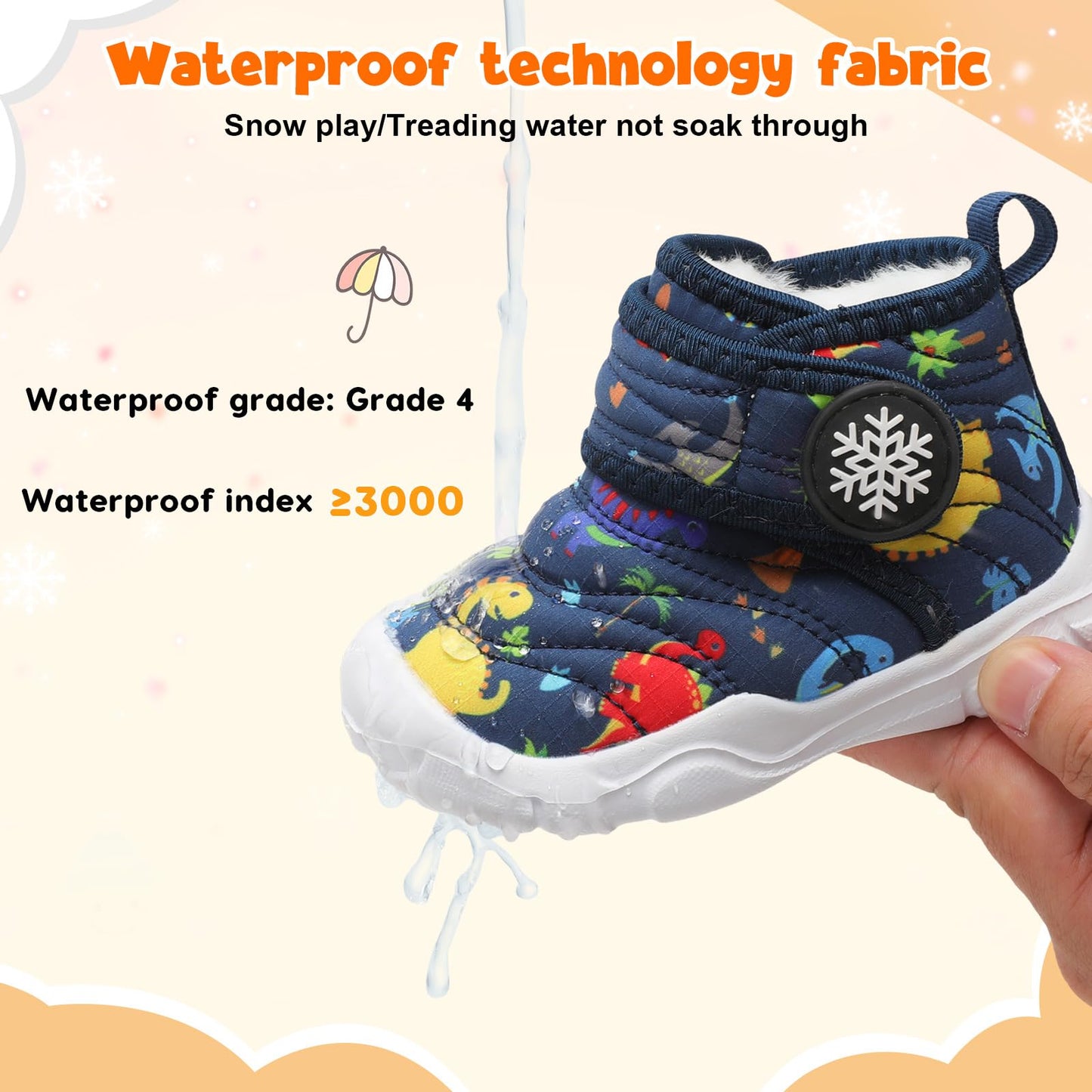 Baby Winter Snow Boots – Cozy Fleece & Water-Resistant