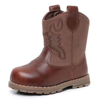Baby & Toddler Cowboy Boots – All-Season Round Toe