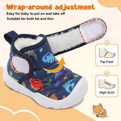 Baby Winter Snow Boots – Cozy Fleece & Water-Resistant