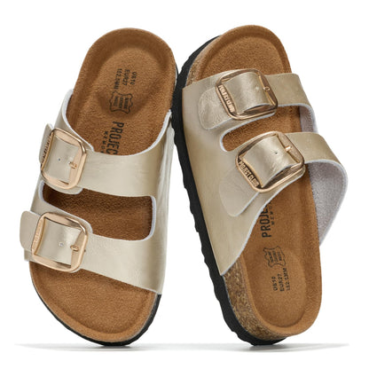 Kids Leather Sandals – Lightweight Non-Slip Water-Resistant