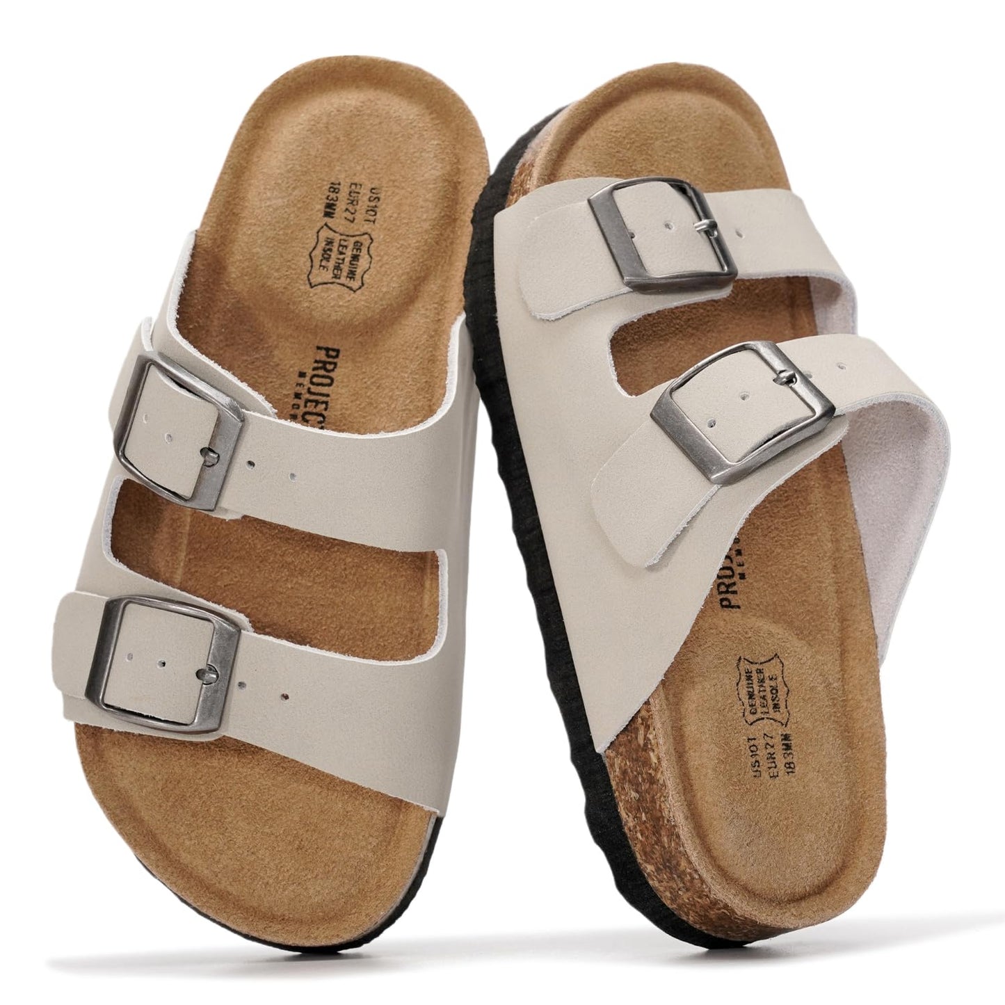 Kids Leather Sandals – Lightweight Non-Slip Water-Resistant
