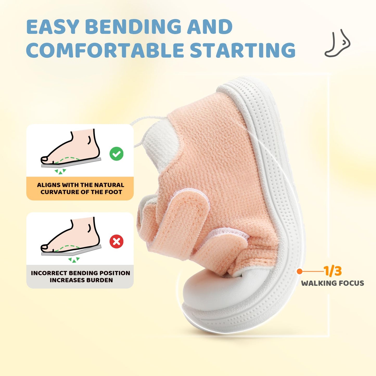 Baby First Walking Shoes – Lightweight Breathable Non-Slip