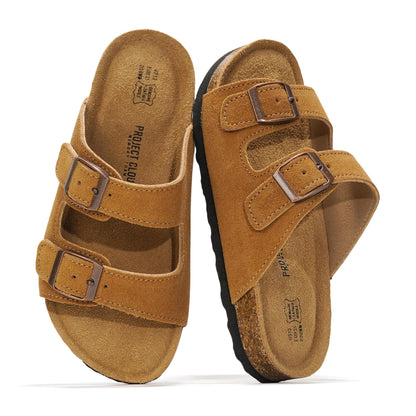 Kids Leather Sandals – Lightweight Non-Slip Water-Resistant