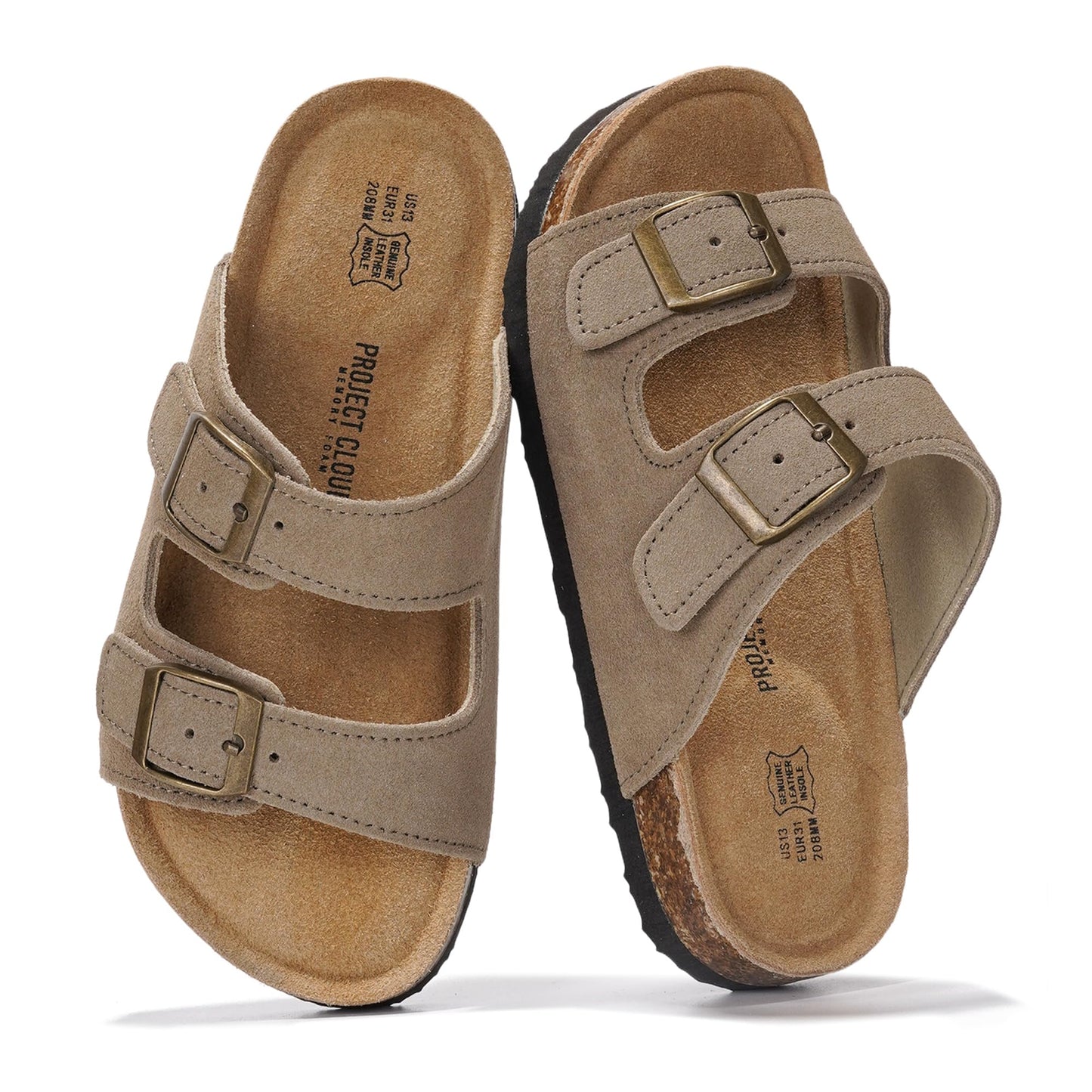 Kids Leather Sandals – Lightweight Non-Slip Water-Resistant