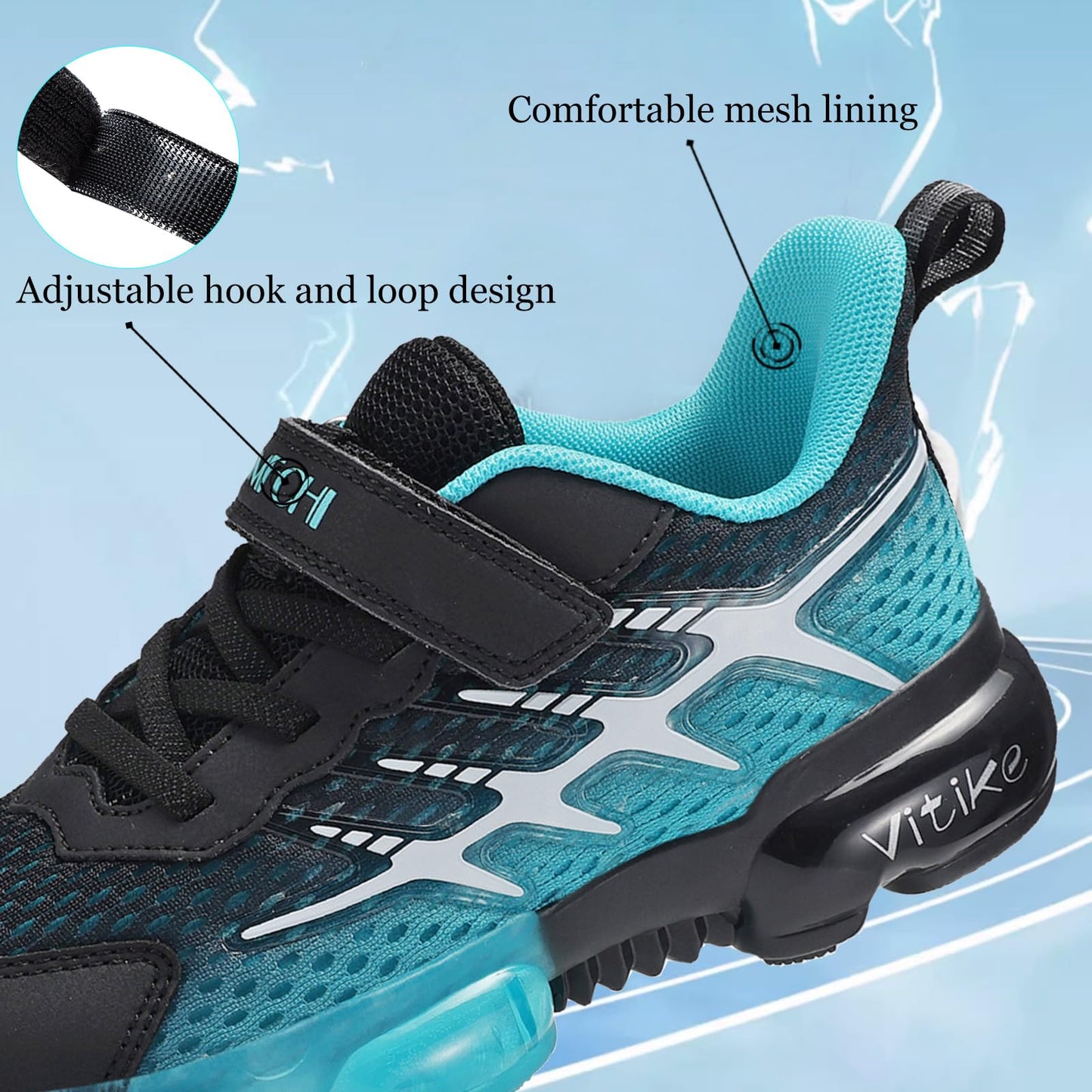 Kids Breathable Sneakers – Boys & Girls Running & Hiking
