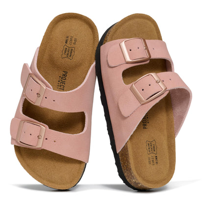 Kids Leather Sandals – Lightweight Non-Slip Water-Resistant