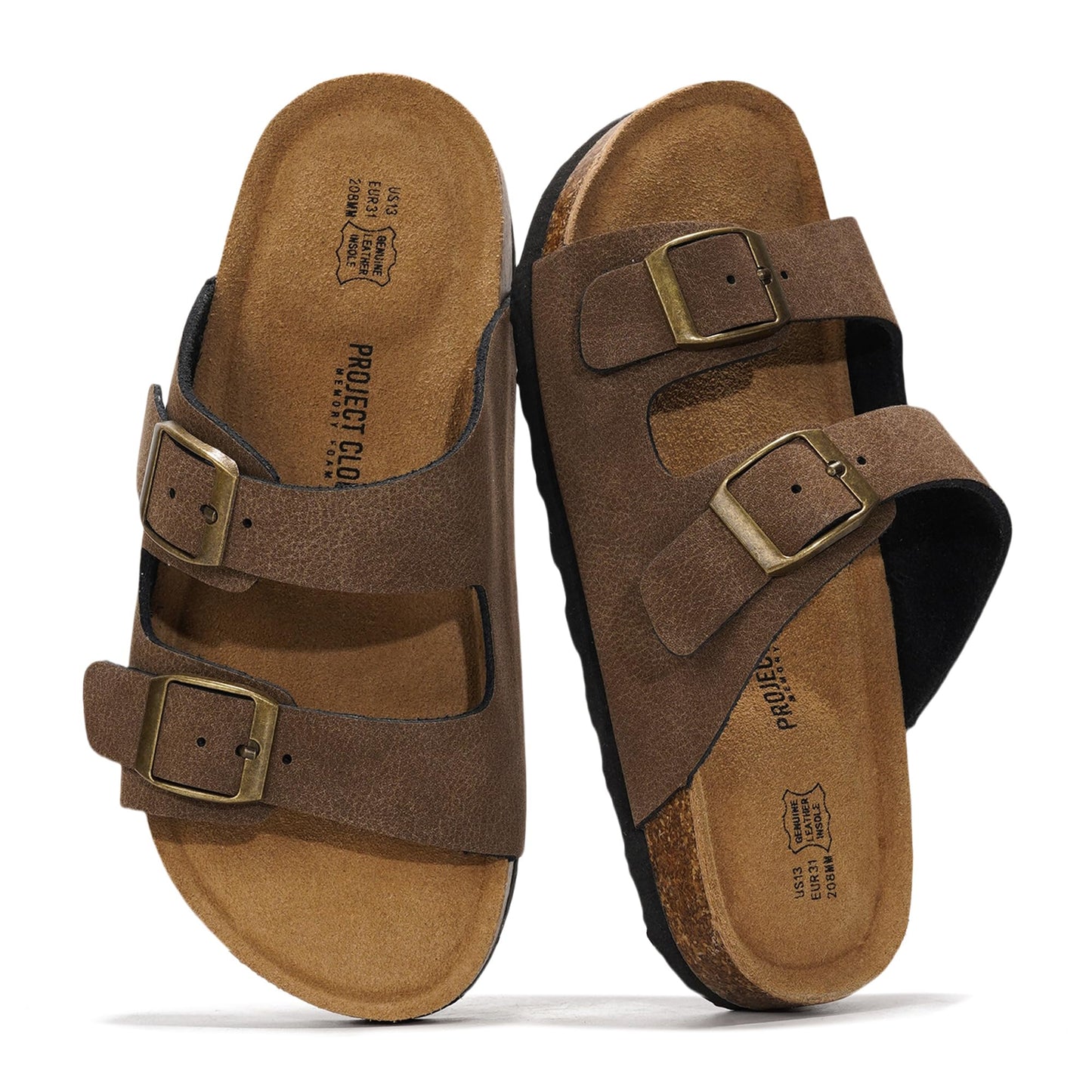 Kids Leather Sandals – Lightweight Non-Slip Water-Resistant