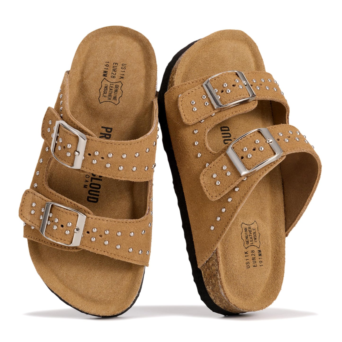 Kids Leather Sandals – Lightweight Non-Slip Water-Resistant