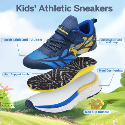 Kids Orthopedic Sneakers – Breathable Arch Support Running & Casual Shoes