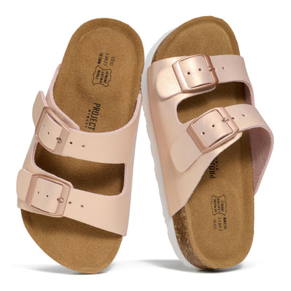 Kids Leather Sandals – Lightweight Non-Slip Water-Resistant