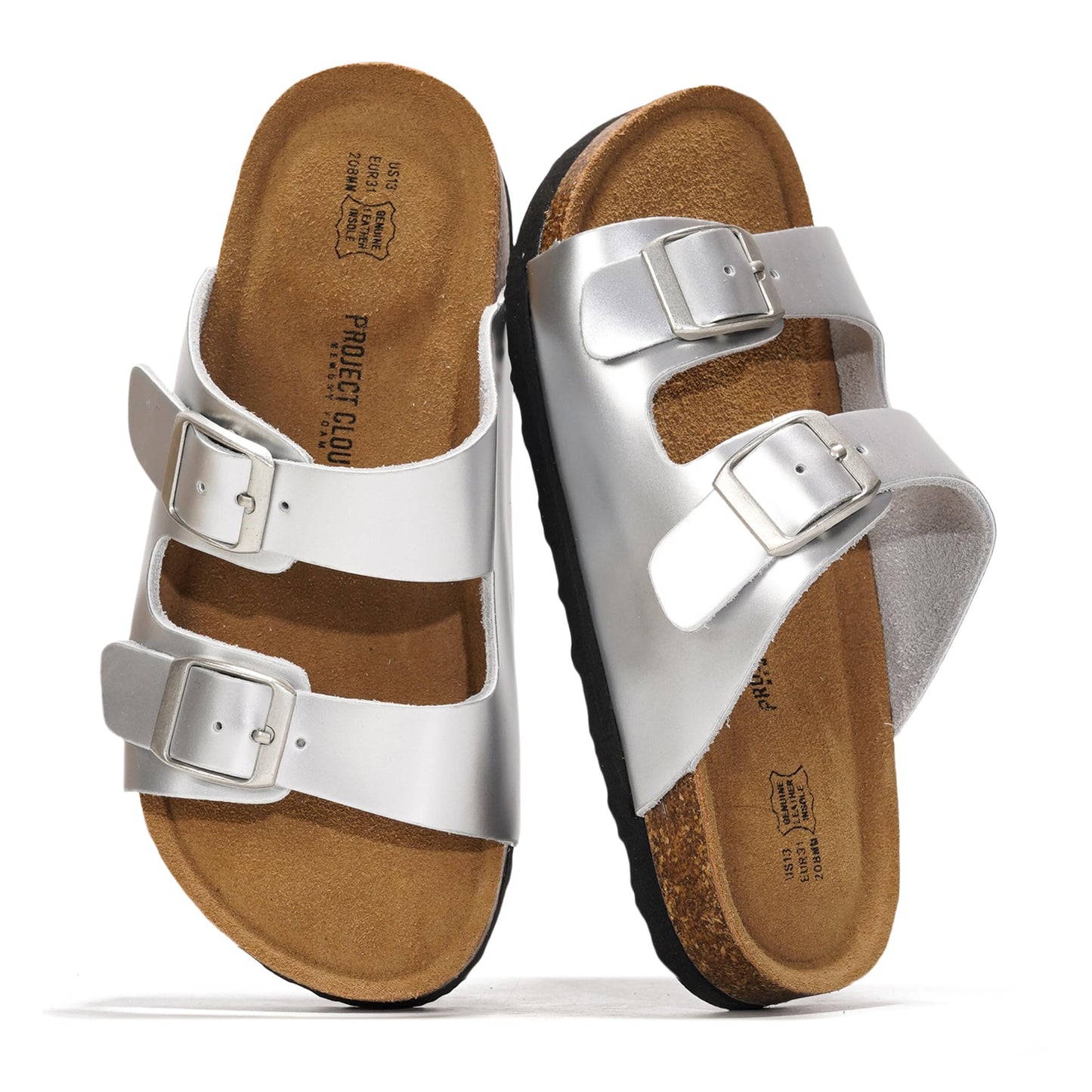 Kids Leather Sandals – Lightweight Non-Slip Water-Resistant