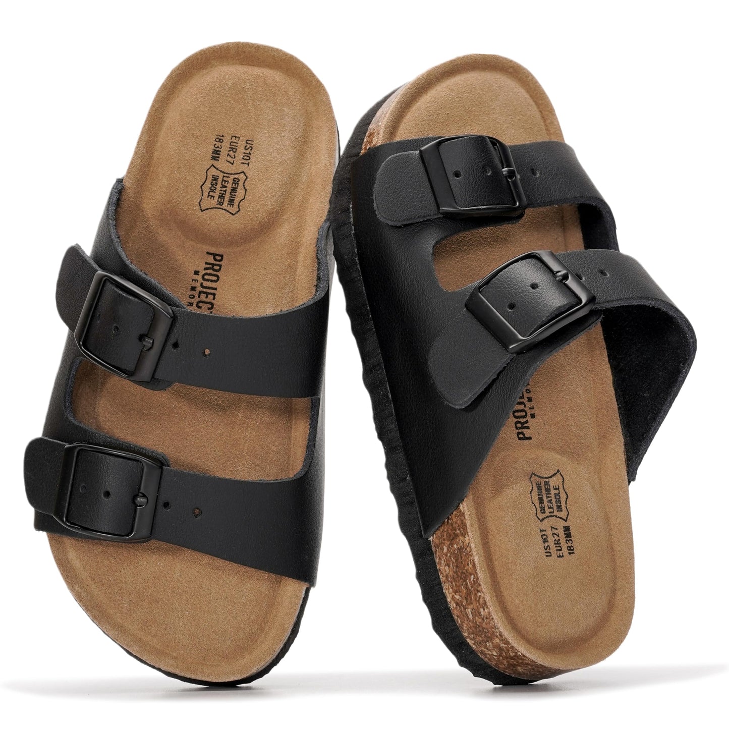 Kids Leather Sandals – Lightweight Non-Slip Water-Resistant