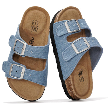 Kids Leather Sandals – Lightweight Non-Slip Water-Resistant